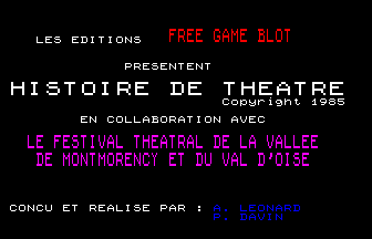 Histoire De Theatre — sstitle (WOR)