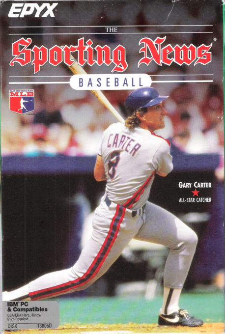 Sporting News Baseball, The box art