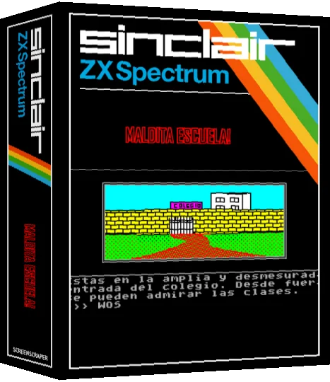 Maldita Escuela! — box-3D (SS)