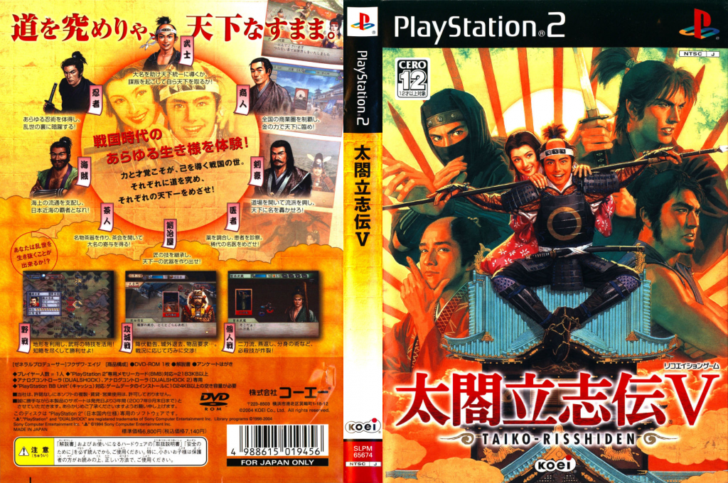 Taikou Risshiden 5 — box-texture (JP)
