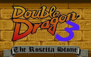 Double Dragon 3 - The Rosetta Stone — sstitle (US)