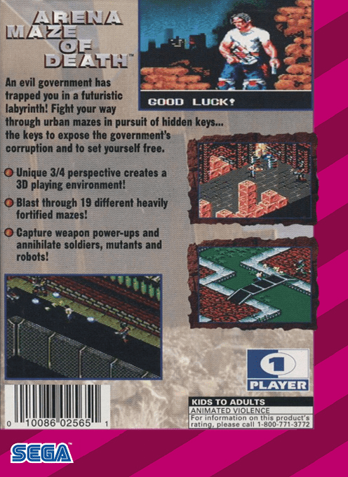 Arena — box-2D-back (US)