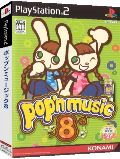 Pop'n Music 8 — box-3D (JP)