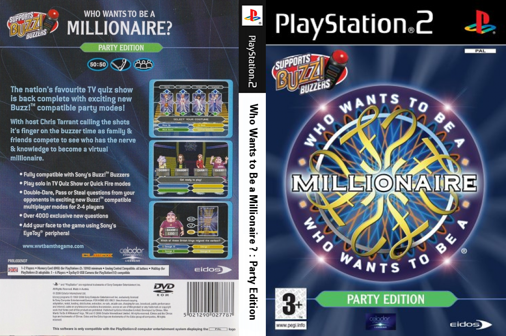 Who Wants To Be A Millionaire - Party Edition — box-texture (EU)
