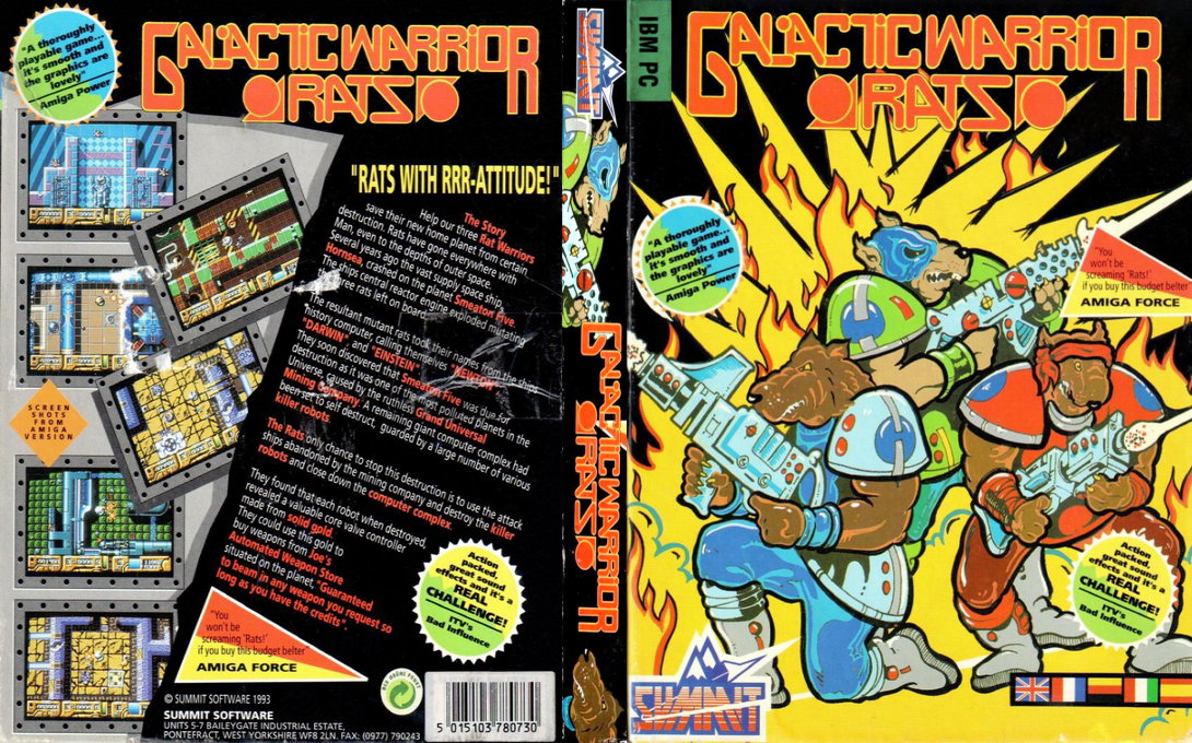 Galactic Warrior Rats — box-texture (EU)