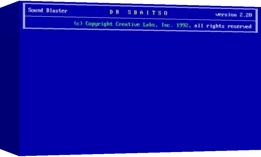 Dr Sbaitso — box-3D (WOR)