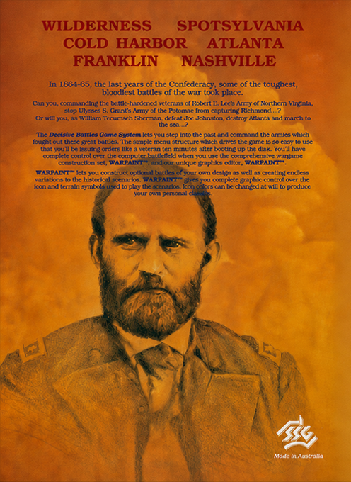 The American Civil War III — box-2D-back (US)