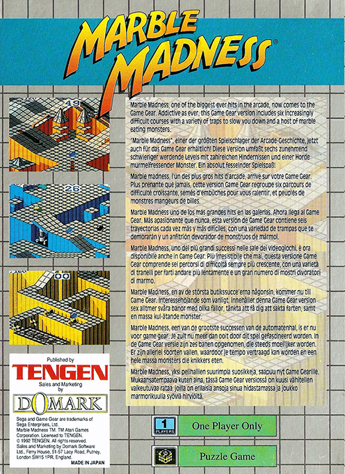 Marble Madness — box-2D-back (EU)