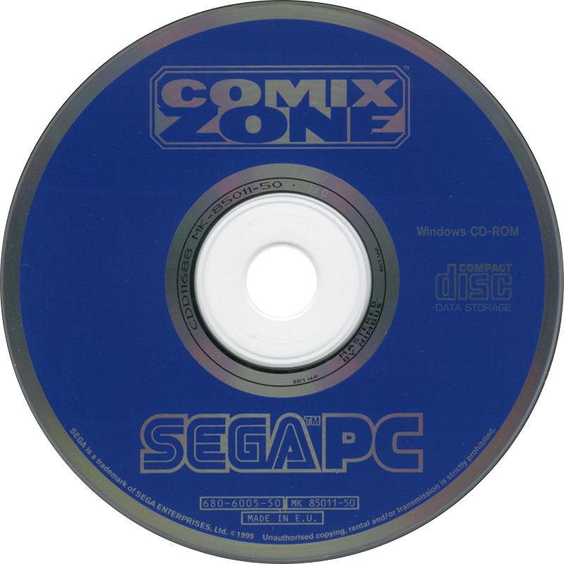 Comix Zone — support-2D (EU)