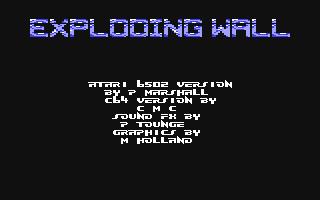 Exploding Wall — sstitle (EU)