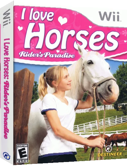 I Love Horses - Rider's Paradise — box-3D (US)