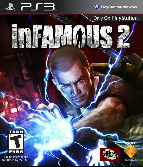 inFamous 2 box art