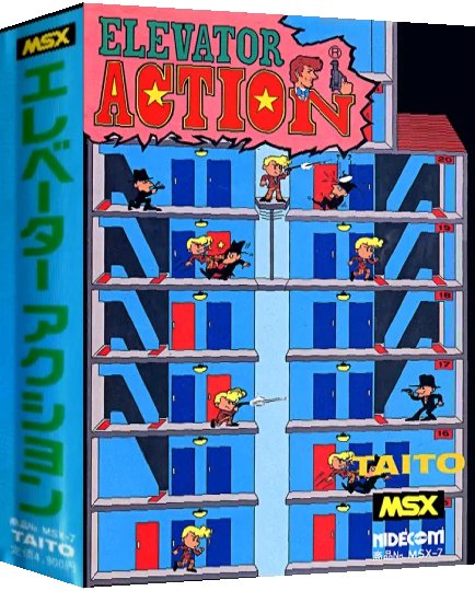 Elevator Action — box-3D (JP)