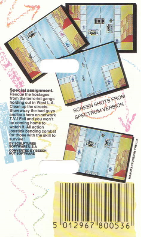 Angeles SWAT, Los — box-2D-back (EU)