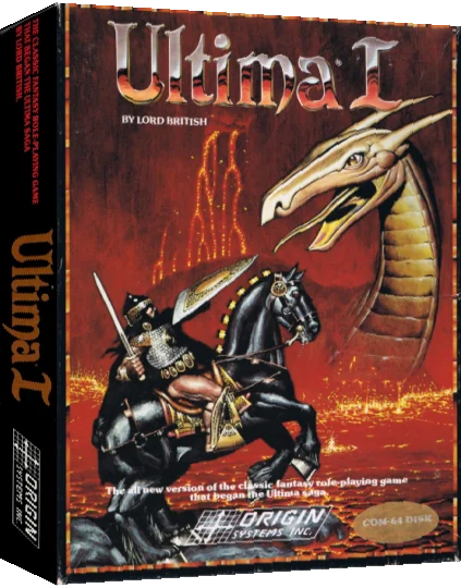 Ultima I - The First Age of Darkness — box-3D (US)