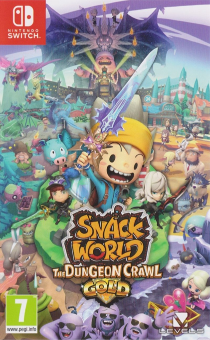 Snack World - The Dungeon Crawn - Gold — box-2D (EU)