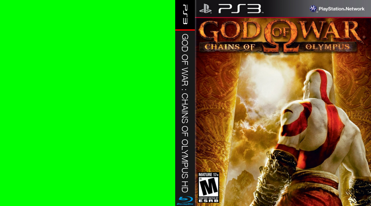 God of War - Chains of Olympus HD — box-texture (US)