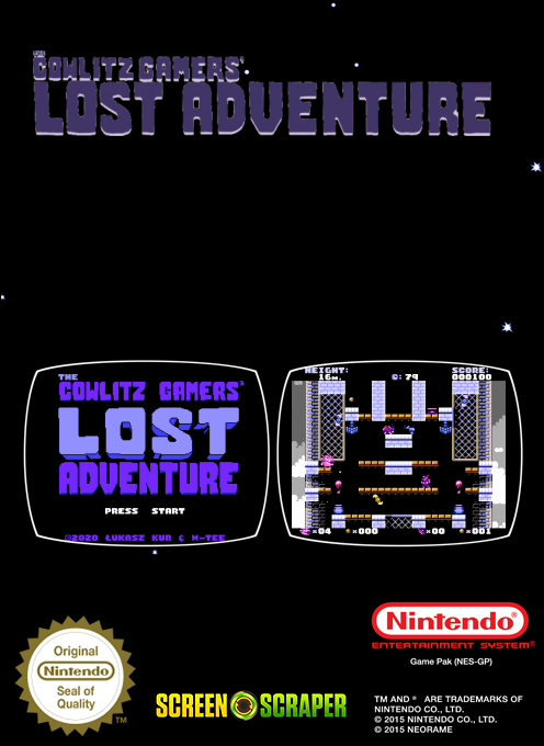Cowlitz Gamers' Lost Adventure, The — box-2D-back (SS)