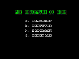 The Adventure of Bean — sstitle (WOR)
