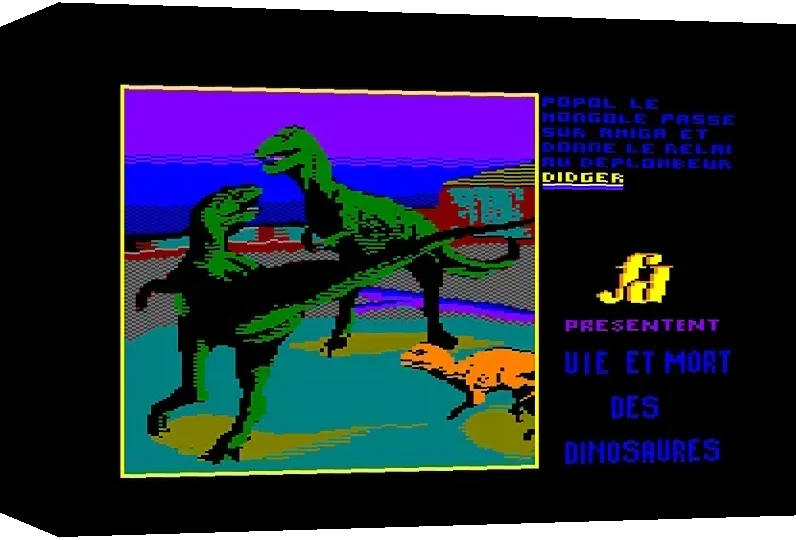 Vie Et Mort Des Dinosaures — box-3D (WOR)