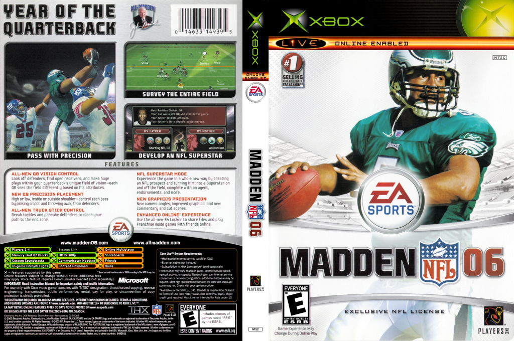 Madden NFL 06 — box-texture (US)