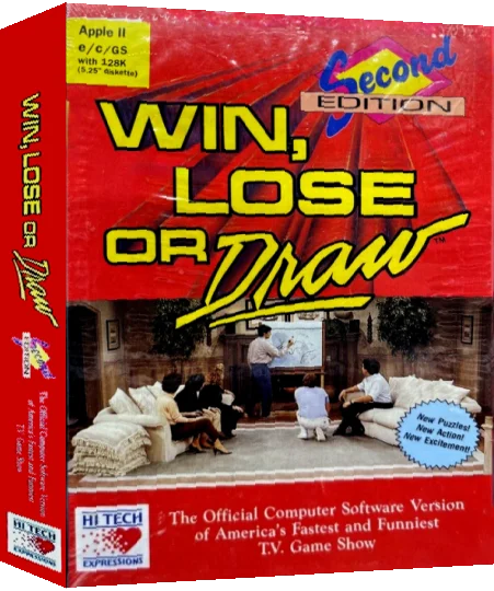 Win, Lose or Draw - Second Edition — box-3D (US)