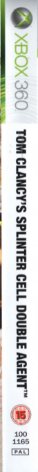Tom Clancy's Splinter Cell - Double Agent — box-2D-side (UK)