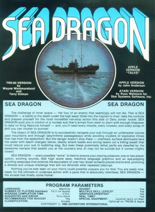 Sea Dragon — box-2D-back (US)