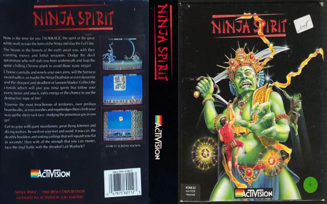 Ninja Spirit — box-texture (EU)