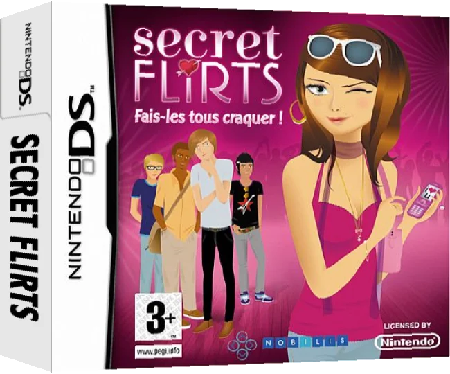 Secret Flirts - Make Everyone Fall For You! — box-3D (EU)