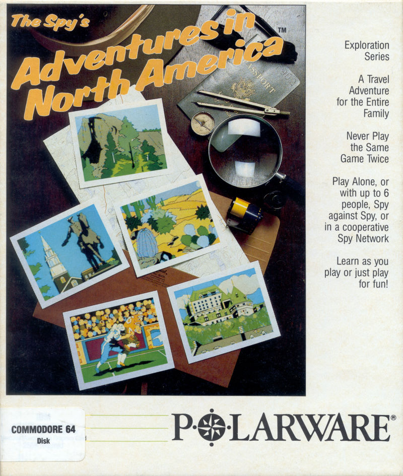 The Spy's Adventures in North America box art