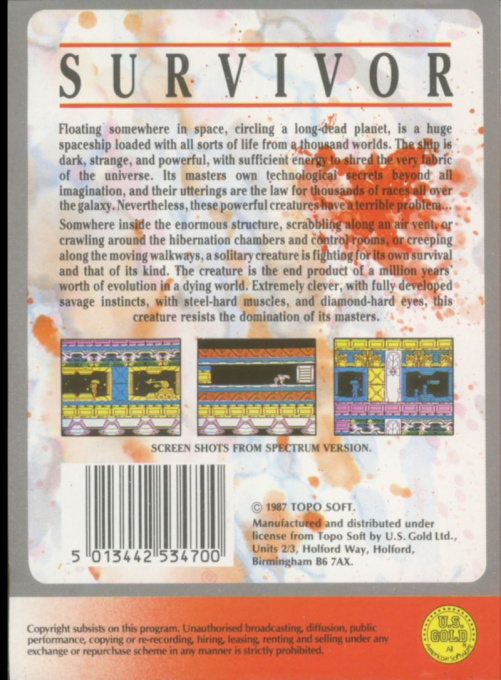 Survivor — box-2D-back (EU)