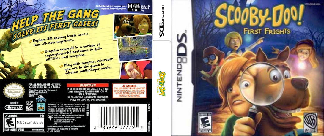 Scooby-Doo! - First Frights — box-texture (US)