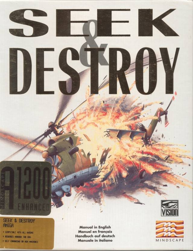 Seek & Destroy box art