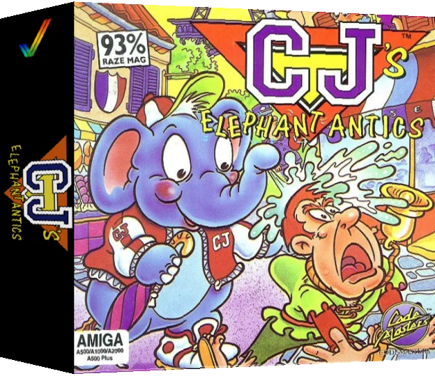 CJ's Elephant Antics — box-3D (CUS)