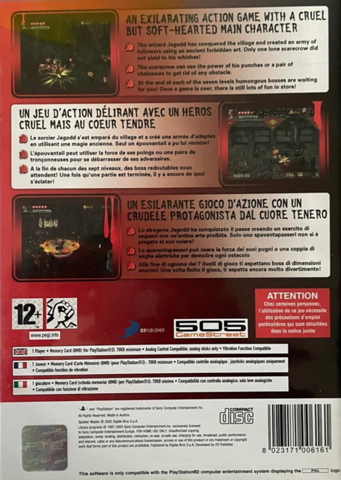 Simple 2000 Series Vol. 64 - The Splatter Action — box-2D-back (EU)