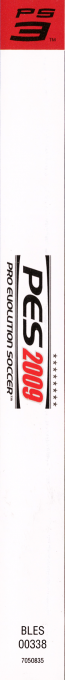 PES 2009 - Pro Evolution Soccer — box-2D-side (EU)