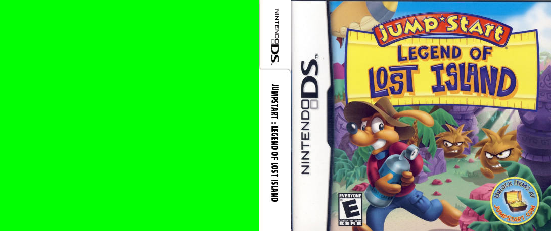 JumpStart - Legend of Lost Island — box-texture (US)
