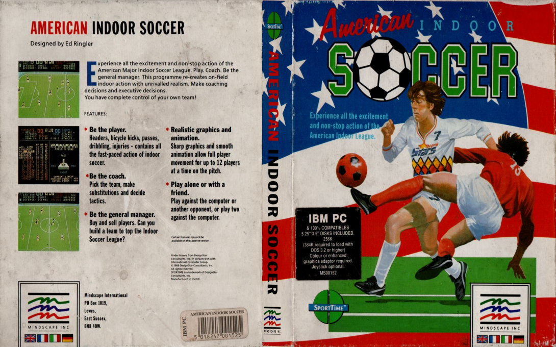 American Indoor Soccer — box-texture (EU)