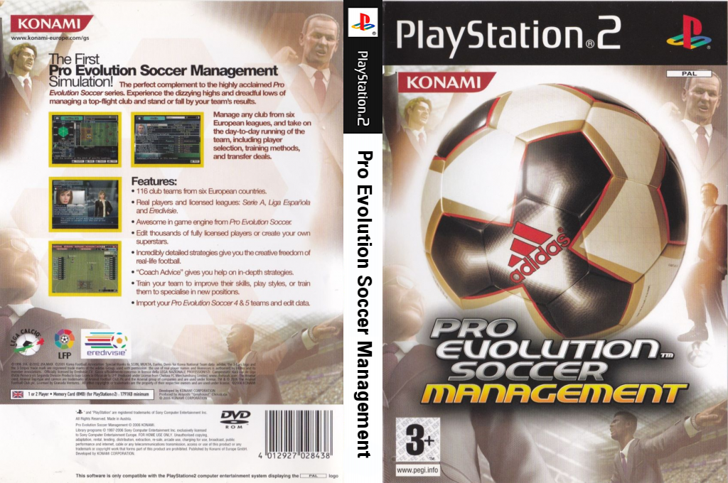 Pro Evolution Soccer Management — box-texture (EU)