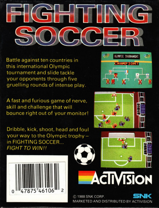 Fighting Soccer — box-2D-back (EU)