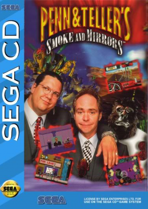 Penn And Teller - Smoke And Mirrors box art
