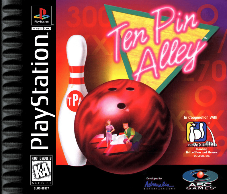 Virtual Bowling - Ten Pin Alley no Kiseki box art