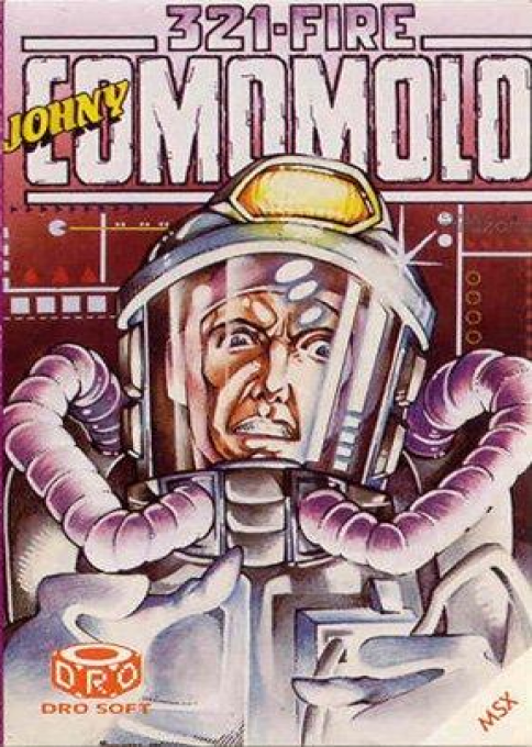 Johny Comomolo In 3-2-1 Fire box art