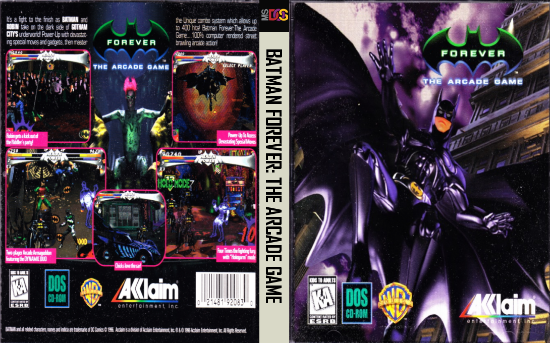 Batman Forever - The Arcade Game — box-texture (US)