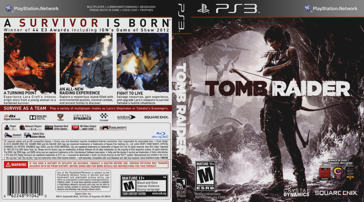 Tomb Raider — box-texture (US)