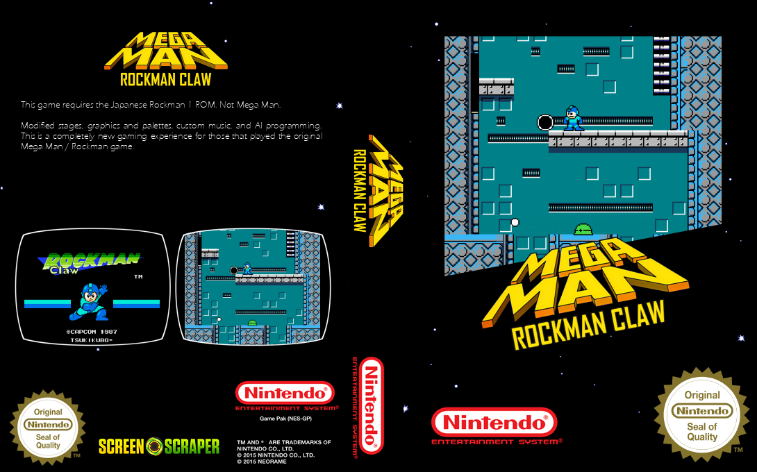 MegaMan : Rockman Claw — box-texture (SS)