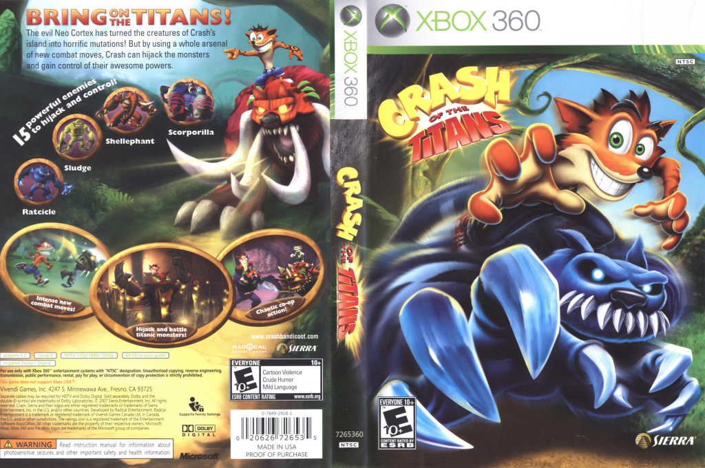 Clash of the Titans - The Videogame — box-texture (US)