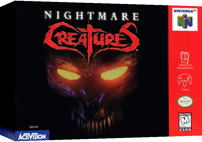 Nightmare Creatures — box-3D (US)