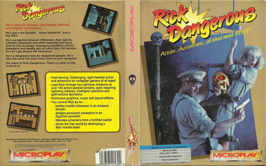 Rick Dangerous — box-texture (US)